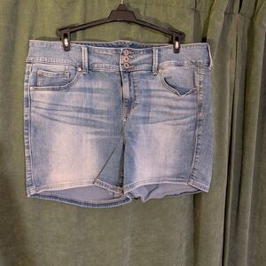 Torrid Light Blue Jean Shorts